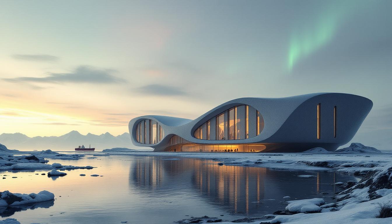 The Greenland AI Campus — between fjord and sky